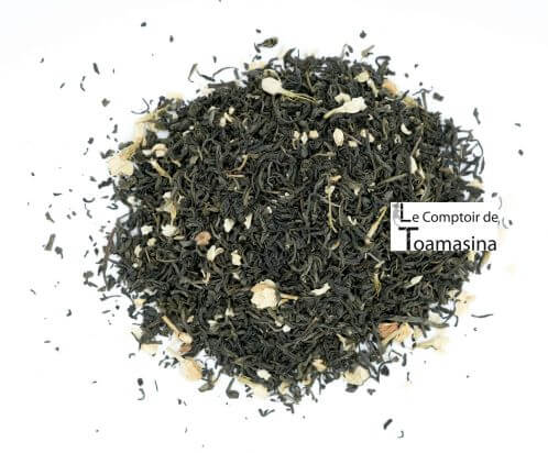 Buy bohemian green tea, green tea with jasmine flower